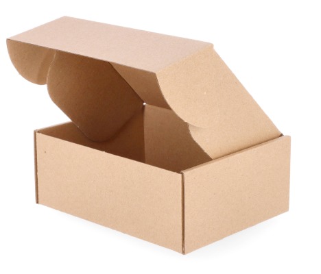 427-10: 150 x 120 x 62 mm kartona kaste ar ātru aizdari FEFCO 0427 1