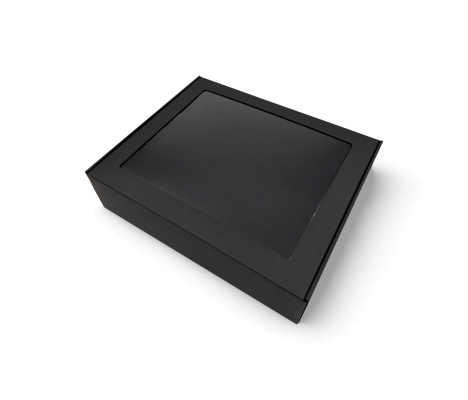 427-23: 340 x 280 x 85 mm kartona kaste ar ātru aizdari FEFCO 0427 2