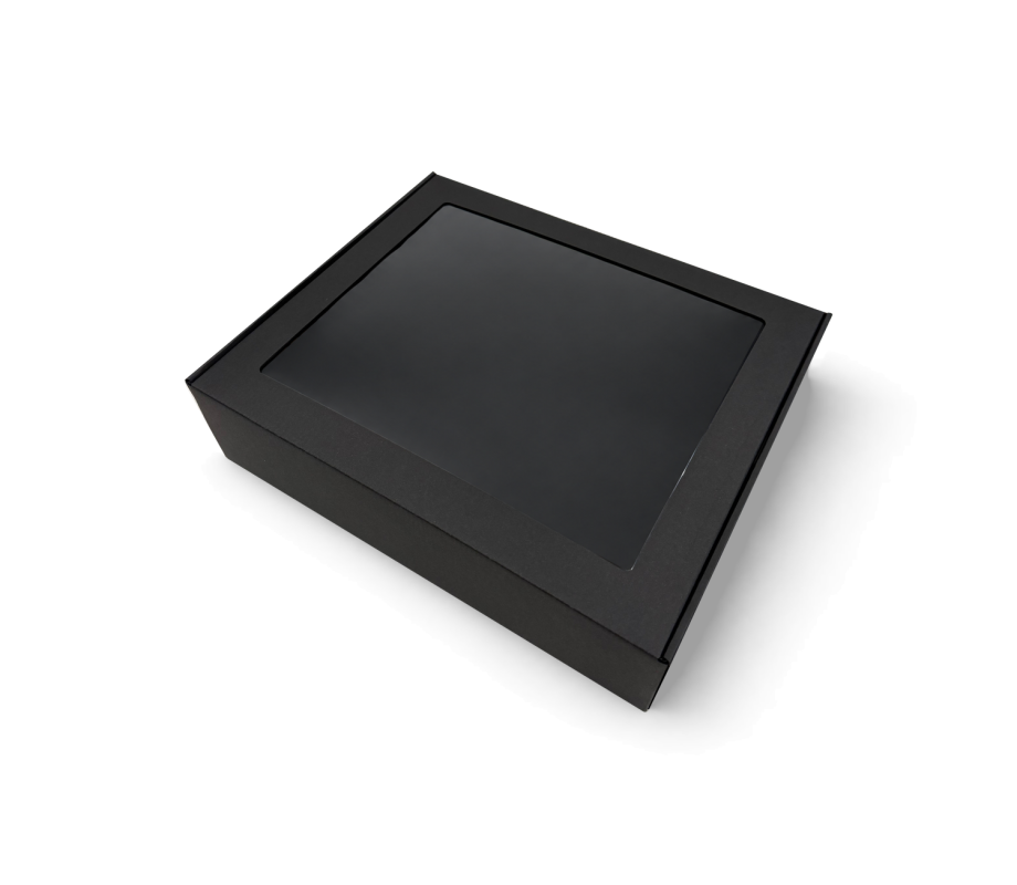 427-23: 340 x 280 x 85 mm kartona kaste ar ātru aizdari FEFCO 0427 1