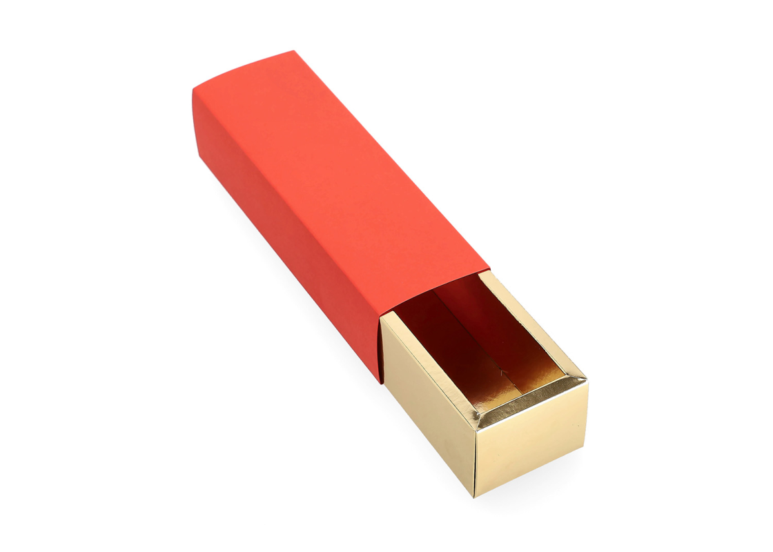 AKC_MAC/S: 200 x 50 x 50 mm Sarkanā kastīte saldumiem un makarūniem 1