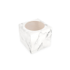 AKC/D2: 220 x 220 x 220 mm Saliekama kūkas kastīte ar PVC lodziņu, marmora krāsā 5
