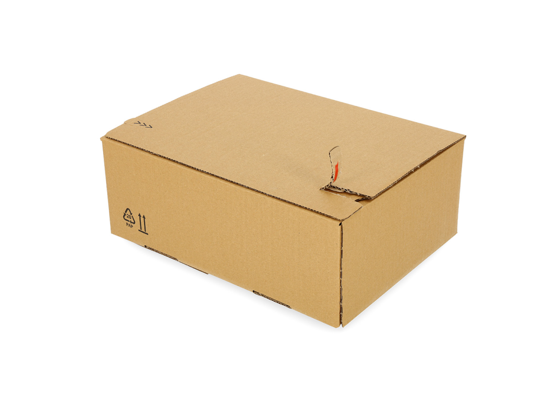 ASD/35: 310 x 230 x 110 mm. Sūtījumu kaste ar automātisko apakšu un līmlenti aizvēršanai. 2