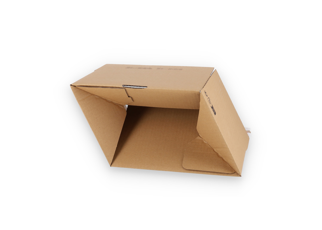 ASGD/21: 255 x 180 x 160 mm. Sūtījumu kaste ar automātisko apakšu, līmlenti aizvēršanai un preču atgriešanas joslu. 2