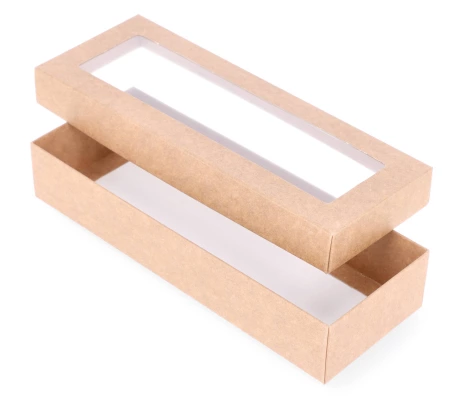 DDPL-17: 220 x 80 x 40 mm divdaļīga kaste ar logu 1