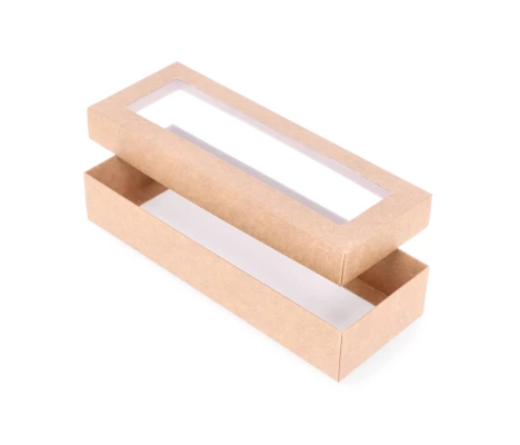 DDPL-17: 220 x 80 x 40 mm divdaļīga kaste ar logu 2