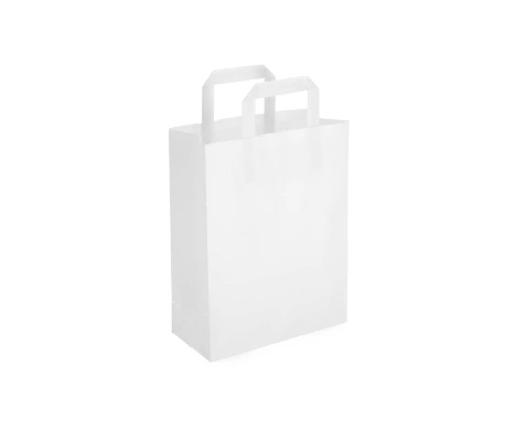 FLAT-2: 220 x 100 x 280 mm papīra maisiņš ar plakaniem papīra rokturiem 2