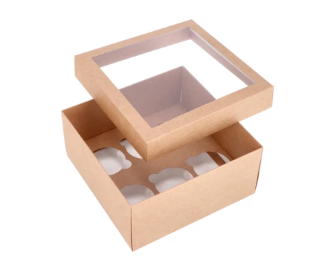 KEK-6L: 210 x 210 x 100 mm Kaste 6 kūciņām ar PVC logu 1
