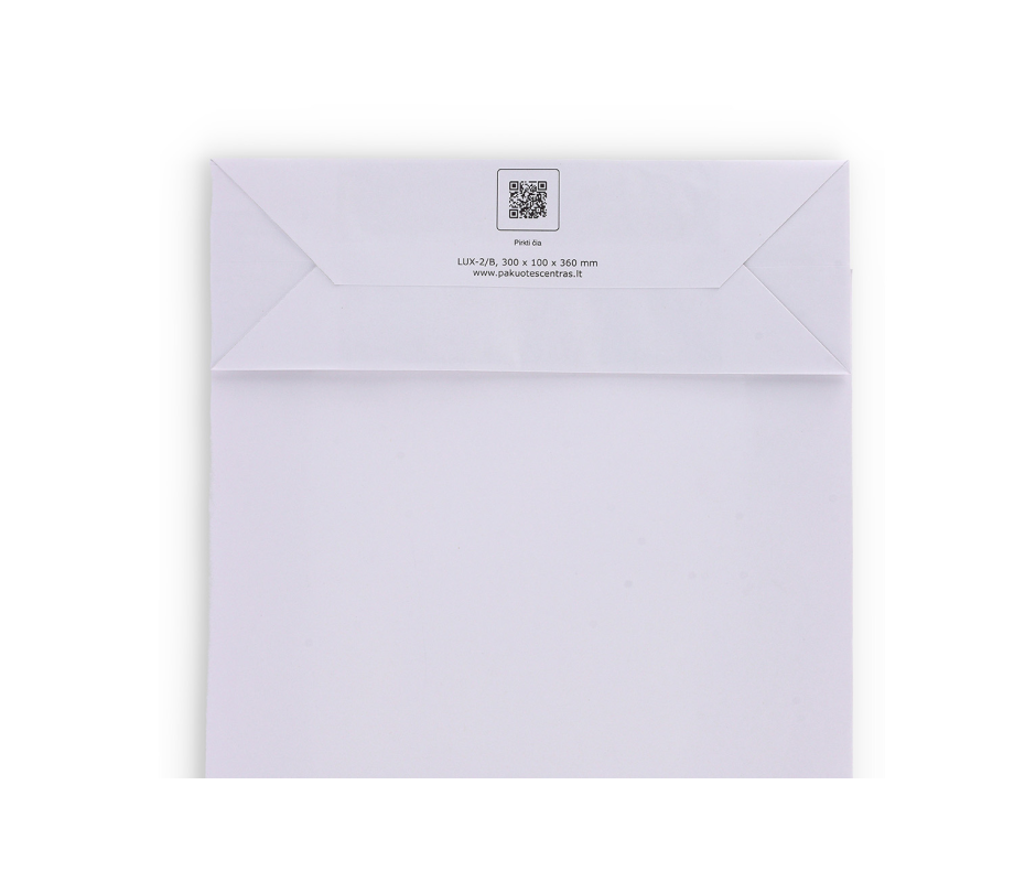 LUX-2: 300 x 100 x 360 mm, Luksusa papīra maisiņš ar lentes rokturi 7