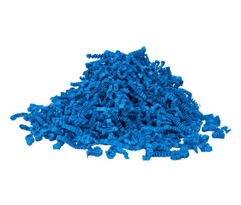PDR-01/M: Zilā krāsā sasmalcināts papīrs, 100 g 1