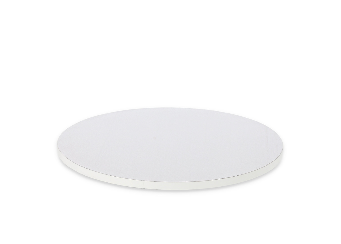 PD-SI/36: 360 mm, 1 gab. Biezs baltā krāsas apaļš kūkas cilindrs, 12mm 2