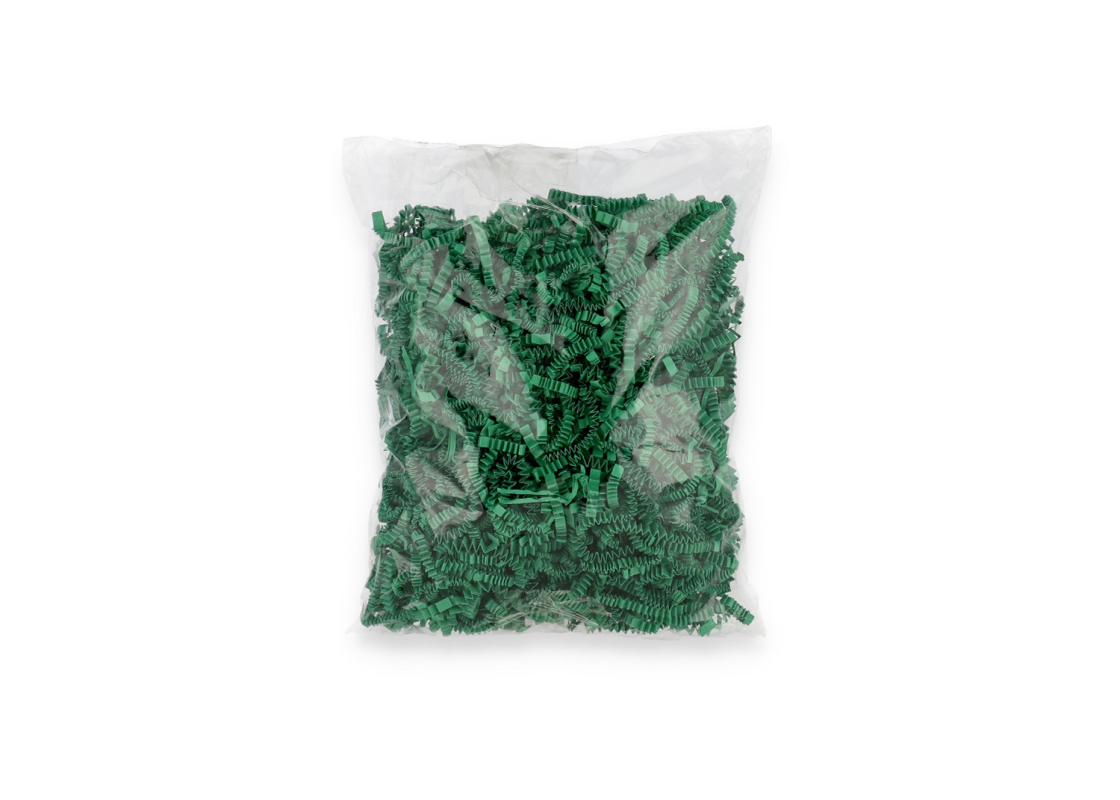 PDR-01/Z: Zaļā krāsā sasmalcināts papīrs, 100 g 2