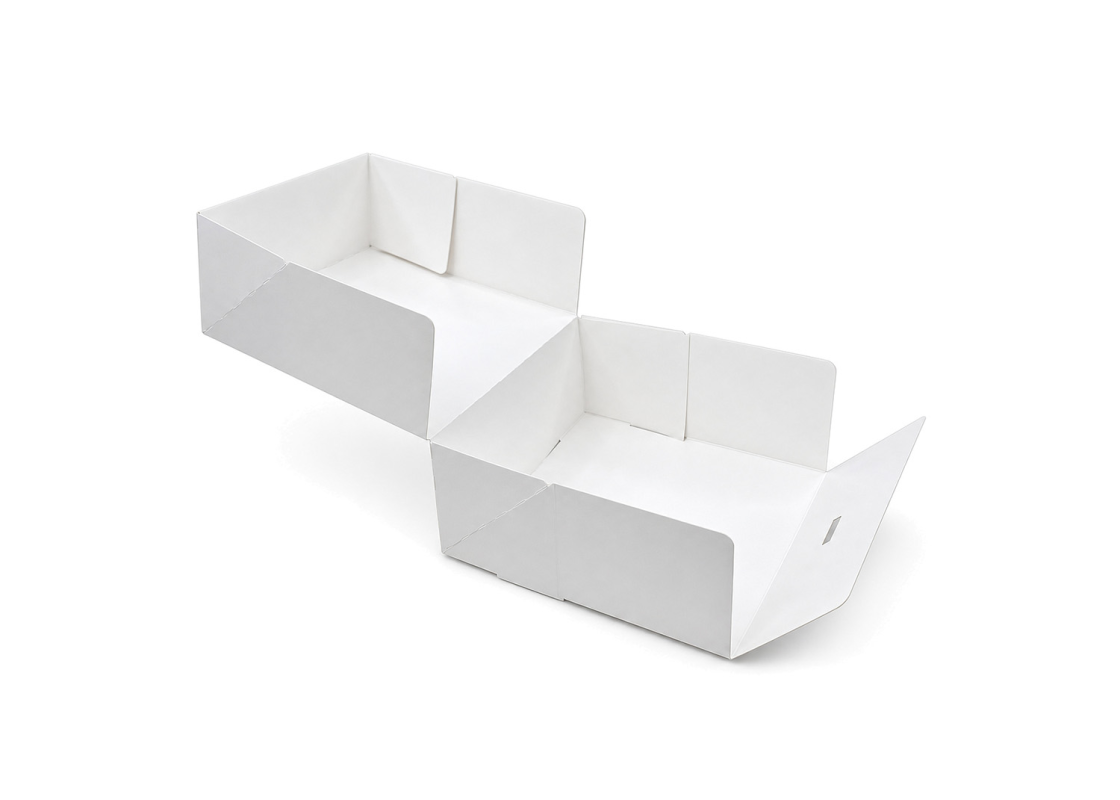 PRA-5: 260x260x120 mm automātiskā tortes montāžas kaste, 10 gab. 1