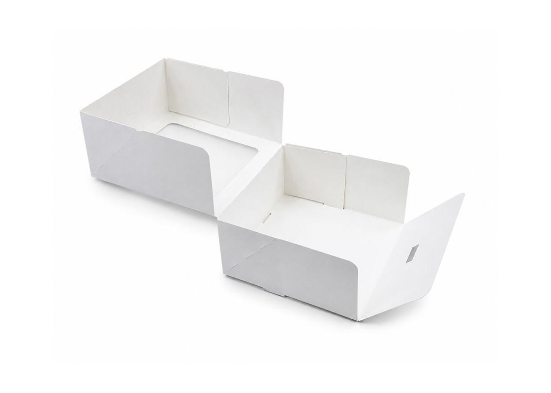 PRAL-3: 207x192x90 mm automātiskā tortes montāžas<br>kaste ar PVC lodziņu, 15 gab. 1