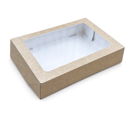 PRAL-11: 260x190x60 mm automātiskā tortes montāžas<br>kaste ar PVC lodziņu, 15 gab. 1