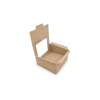 PRAL-8: 132x132x66 mm automātiskā tortes montāžas<br>kaste ar PVC lodziņu, 25 gab. 5