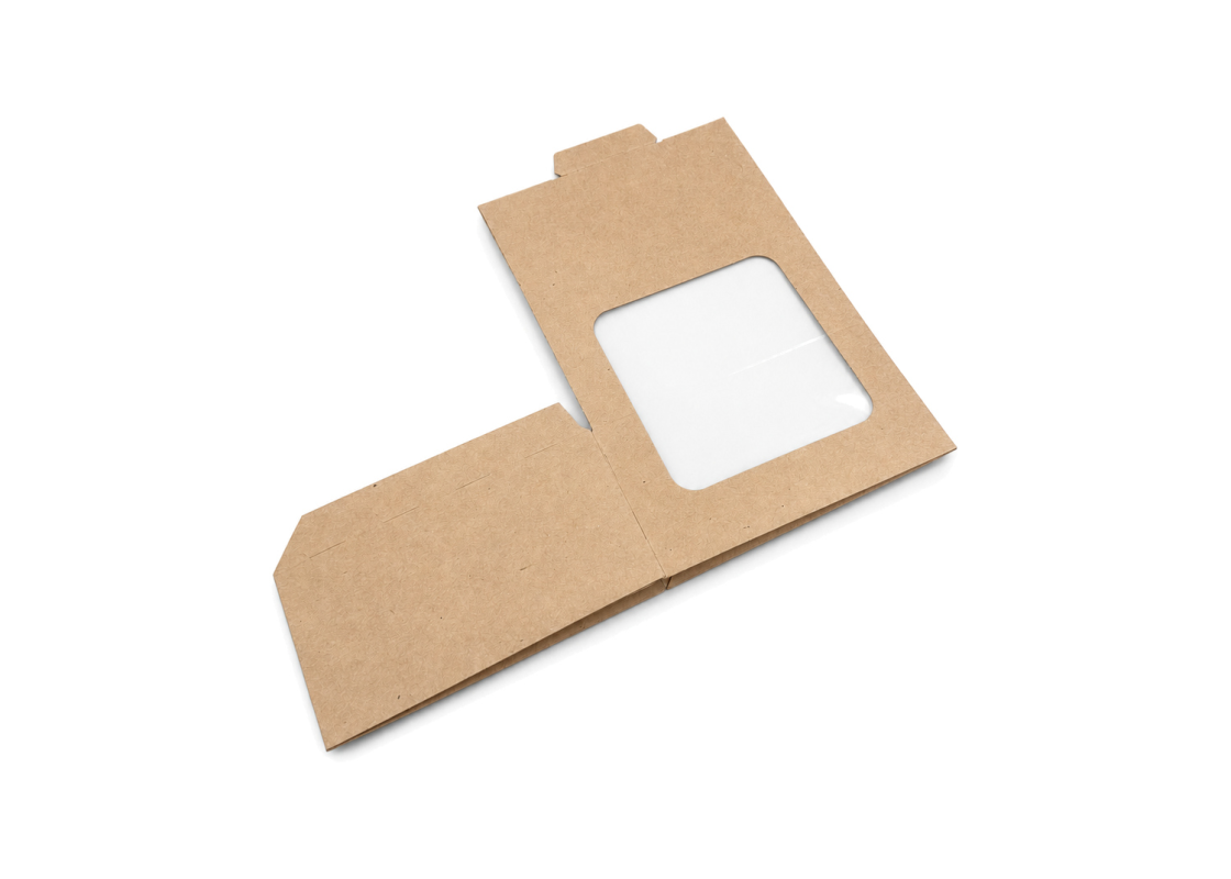 PRAL-8: 132x132x66 mm automātiskā tortes montāžas<br>kaste ar PVC lodziņu, 25 gab. 3