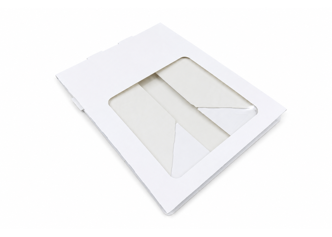 PRAL-3: 207x192x90 mm automātiskā tortes montāžas<br>kaste ar PVC lodziņu, 15 gab. 3