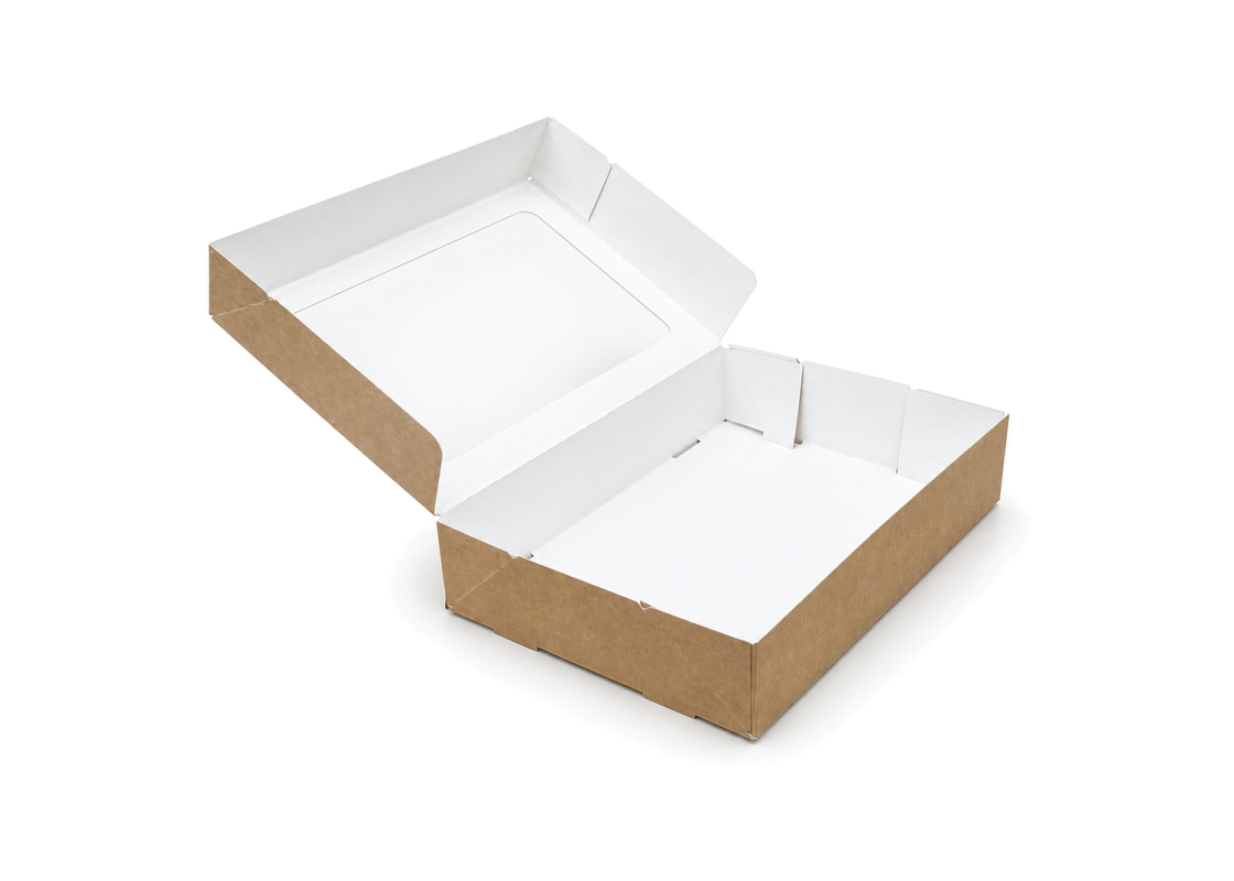 PRAL-9: 190x130x50 mm automātiskā tortes montāžas<br>kaste ar PVC lodziņu, 15 gab. 2