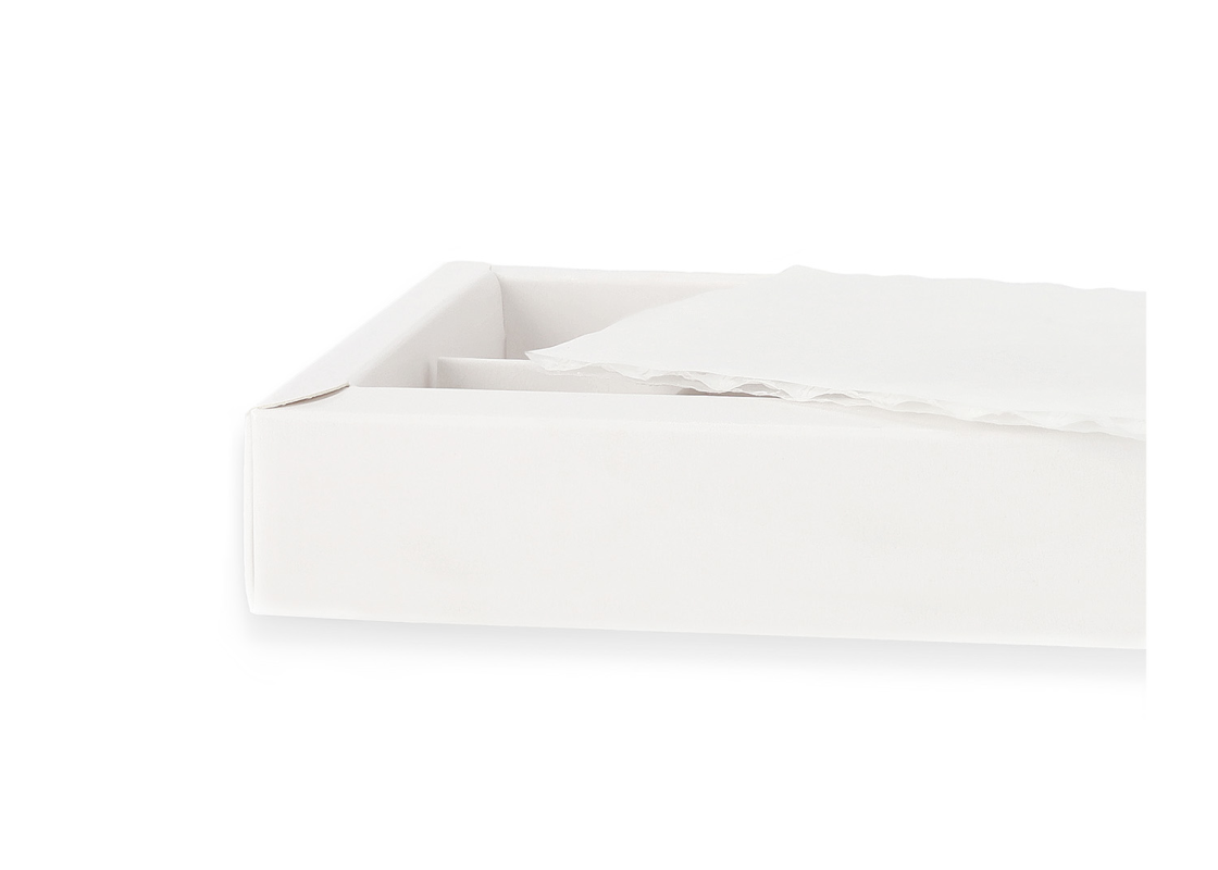 SALD-10B: 200 x 95 x 30 mm, balta kastīte saldumiem un macarons cepumiem 3