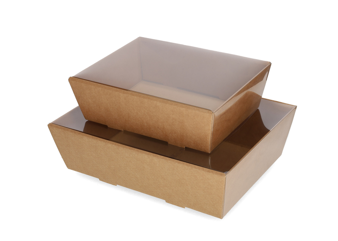 TRAY-4: Dāvanu komplekta kaste ar caurspīdīgu vāku, 230x170x80 mm 3