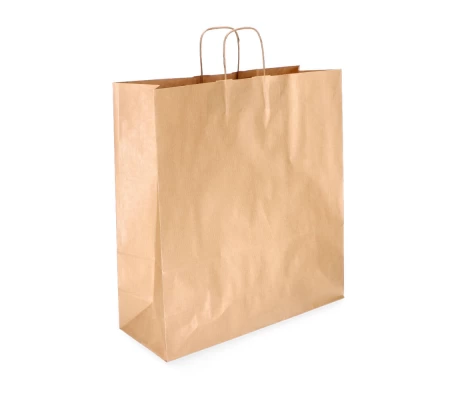 TW-7: 305 x 170 x 340 mm papīra maisiņš ar vērptiem papīra rokturiem 1
