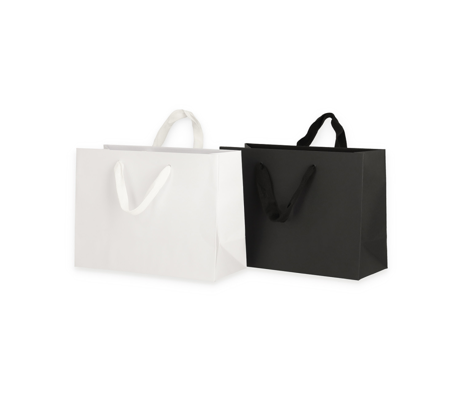 VIP-1: 300 x 120 x 220 mm papīra maisiņš ar auduma rokturiem 5